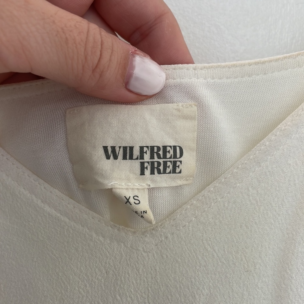 ARITZIA Wilfred Free White Tank XS - Good Condition - Picture 3 of 3